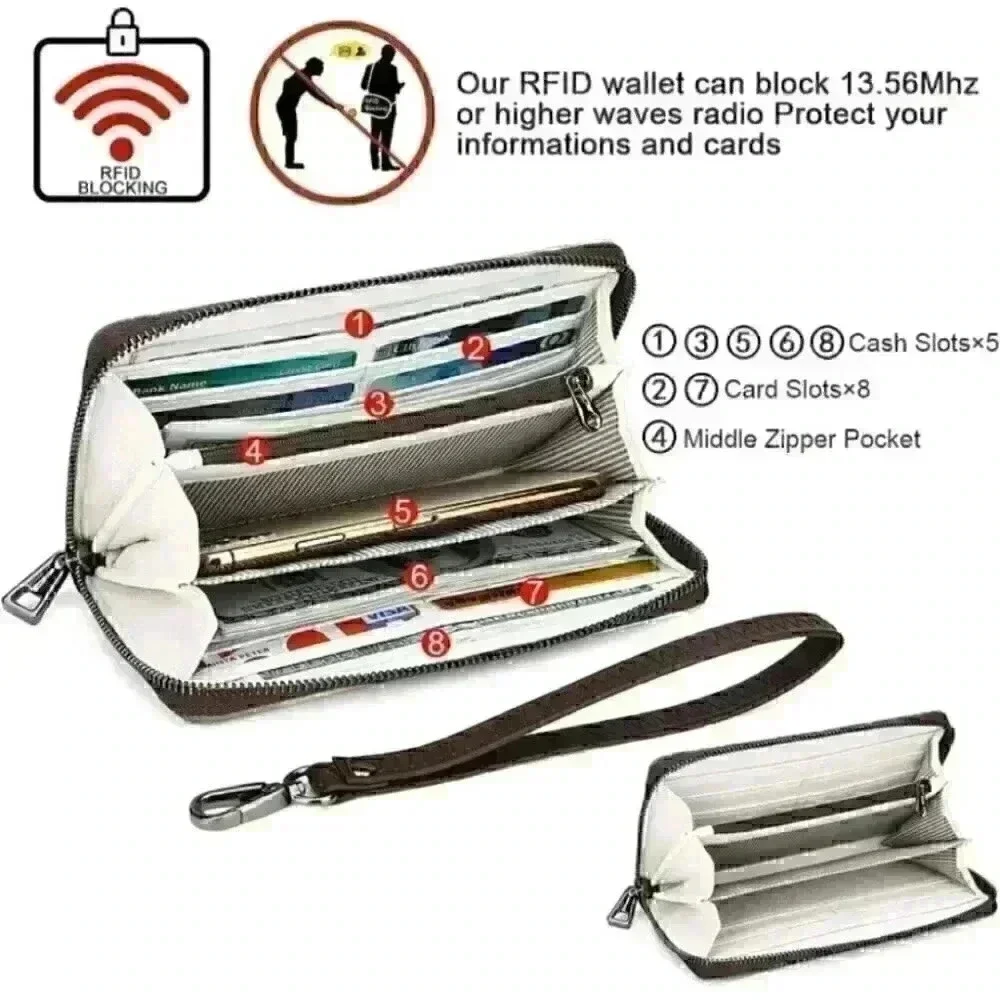 Clutch RFID Wallet For Women